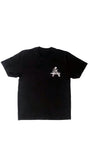 LA Straight Razor Black Tee - Ivory Print