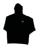 GOAT Black Hoodie YELLOW Thread / FULL Frontal Embroidery