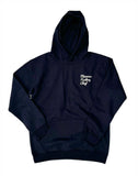 Mexican Fucking Chef Navy Hoodie Chain Stitich Embriodery - Navy / Ivory