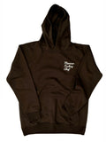 Mexican Fucking Chef Brown Chocolate Hoodie Chain Stitich Embriodery - Brown Chocolate / Ivory