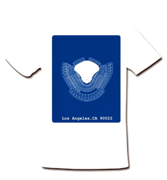 Map Stadium Tee Los Angeles CA 90012