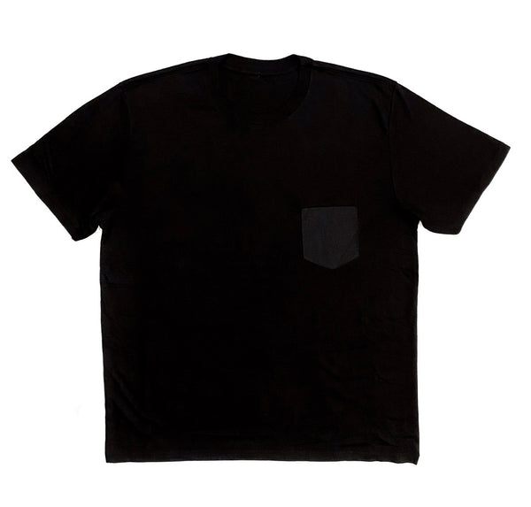 The best Pocket Tee Ever - Black or White Tee W/ Black Nylon