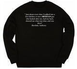 AB - Mexican Quote Black Crewneck