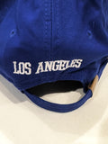 LA Dad Hat - Los Angeles Blue Hat - White