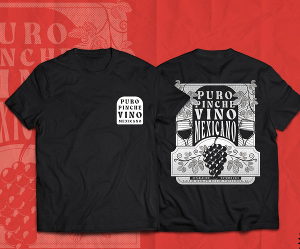 Puro Pinche Vino Mexicano Vendimia Tee