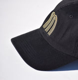 M Gold Black Dad Hat