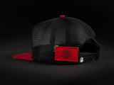 MEXICO'S FINEST  Red /Black  Patched Trucker Hat