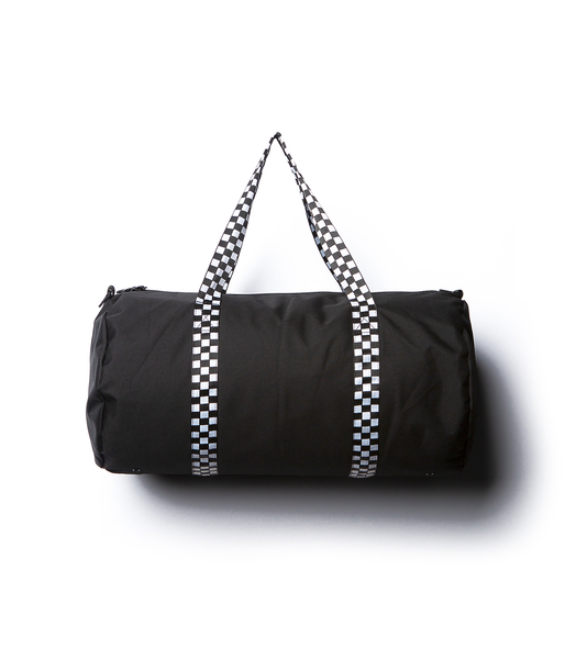 Duffel Bag - Black - Checkers Strap