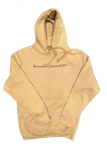 Brown Chocolate Hoodie Mocha / Brown Print