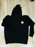 El Angel Hoodie Black  - Gold Print