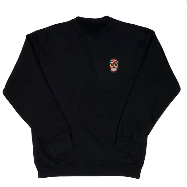 Black  Calavera Crewneck/ Black