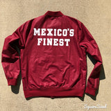 Mexico's Finest  Maroon / White Print and Frontal Patch