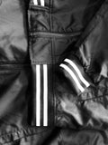 Mexico's Finest Black Stripped Bomber Jacket - Frontal Patch NO PRINT