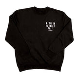 Mexican Fucking Chef  Premium Crewneck - Jet Black / White Print