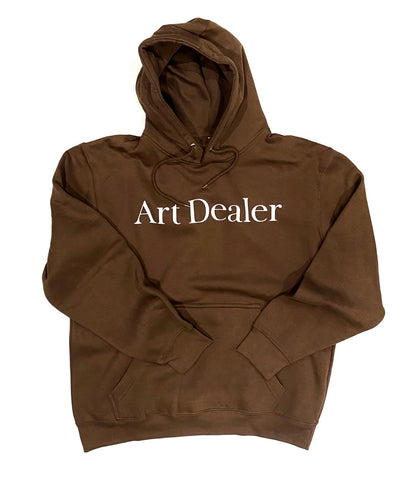 Art Dealer Brown White Print / Multi color accents