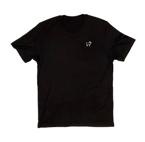 GOAT Black Tee