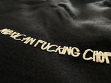 Mexican Fucking Chef Hoodie 3D  Print / Knife Black - Ivory Print