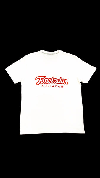 Toneladas Classic Tee Off-White  / Wine Print