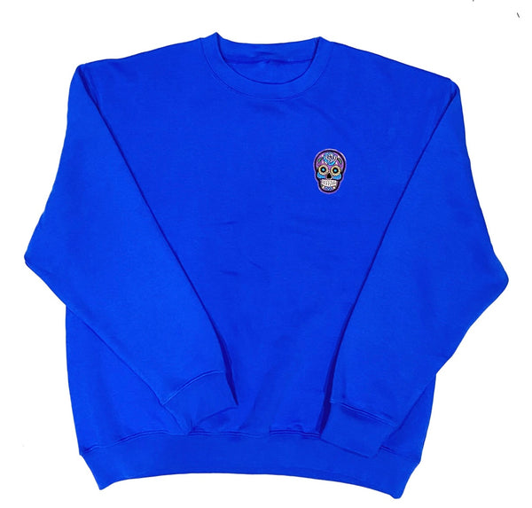 Royal Calavera Crewneck / Purple Calavera