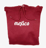 Mexico Qatar 2022 Color Cardinal Hoodie / Ivory Print