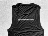 Mexico Lindo Y Querido  Tee Womens Muscle Tank Black Tee / White Print