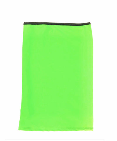 DIRTBAG Face Scarf Mask Dustmask SandMask   -  Fluorescent Green- Black Accents