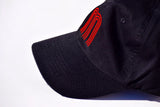 M Red Black Dad Hat