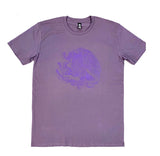 Mexico Single Stroke Art Premium Purple  Tee - LIGHT PURPLE  PRINT -