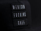 Mexican Fucking Chef - Triple Patch Wool Patched Trucker Hat