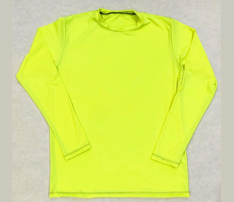 DIRTBAG LONG SLEEVE 100% Custom No Print Fluorescent Yellow