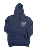 Mexican Fucking Chef Navy  Premium Hoodie - White Print -