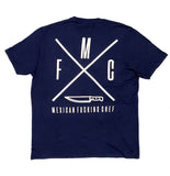 Mexican Fucking Chef - X Tee - Navy Blue/ Ivory Print