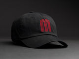 M Red Black Dad Hat