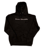 Brown Chocolate Hoodie Black / Mocha Print