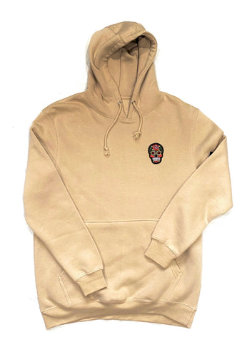 Bone Calavera Hoodie - Olive Calavera