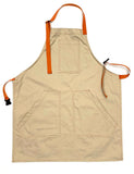 Mexican Fucking Chef Apron  -Khaki / Orange Accents   -