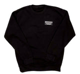 Mexico's Finest Crewneck Black Frontal Patch / White Print