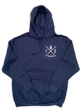 Mexican Fucking Chef X Navy Blue  Premium Hoodie - Ivory Print