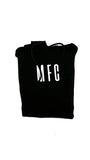 MFC Mexican Fucking Chef  Jet Black  Premium Hoodie - Black / White 3 LOGO